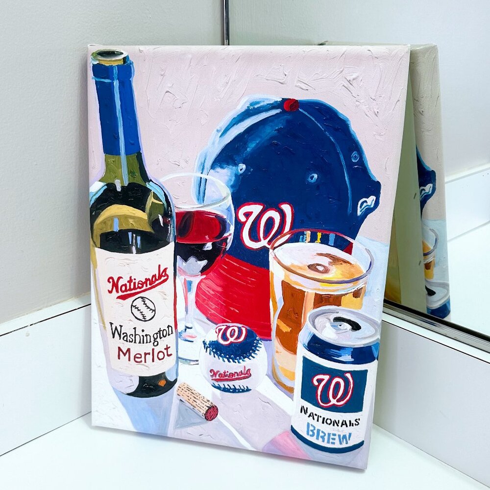 Washington Nationals Canvas Painting